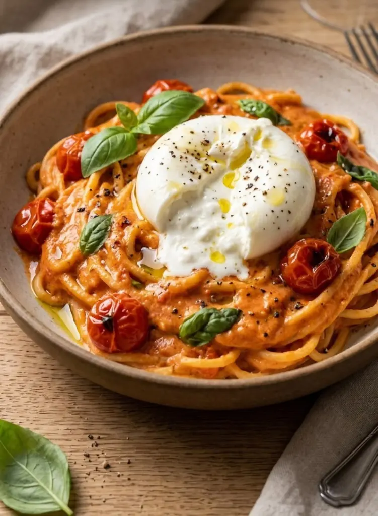 Pâtes Crémeuses à la Burrata
