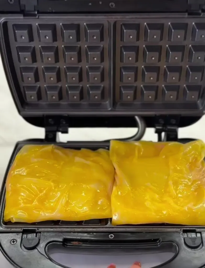 Gaufres Croque-Monsieur express