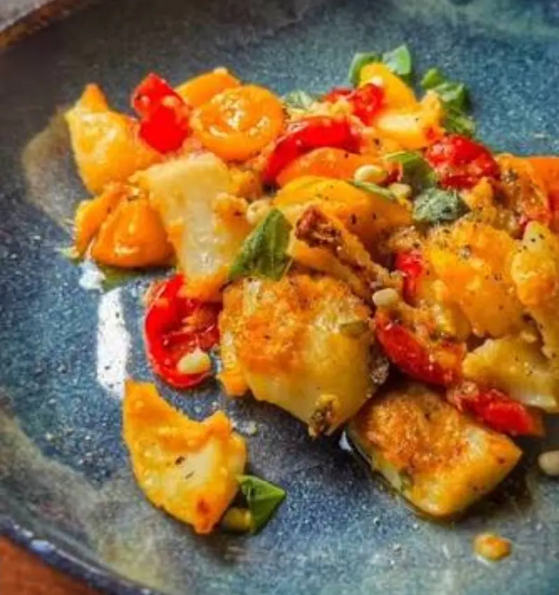 Calamars croustillants au parmesan