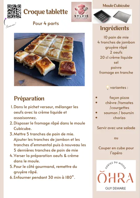 Croque-tablette fondant