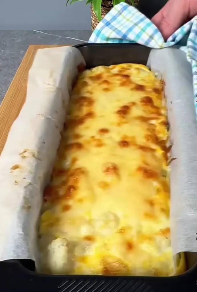 Gratin de Chou-fleur au Jambon et Mozzarella