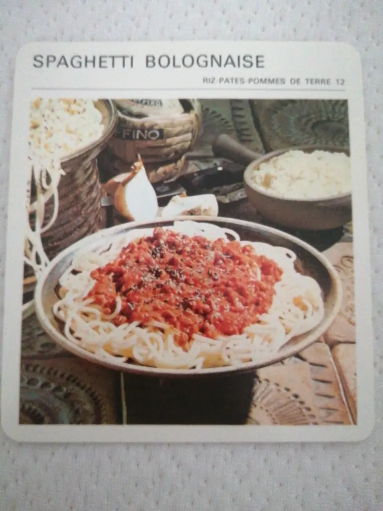 Spaghetti à la bolognaise