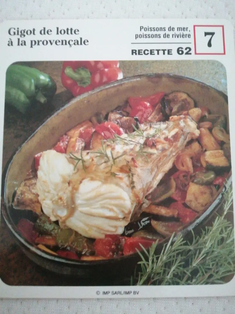 Gigot de lotte à la provençale