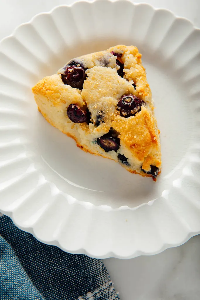Blueberry Lemon Almond Flour Scones