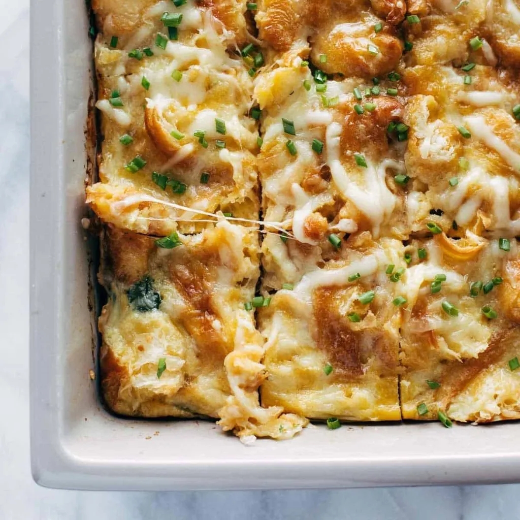 Photo of Savory Egg and Croissant Brunch Bake
