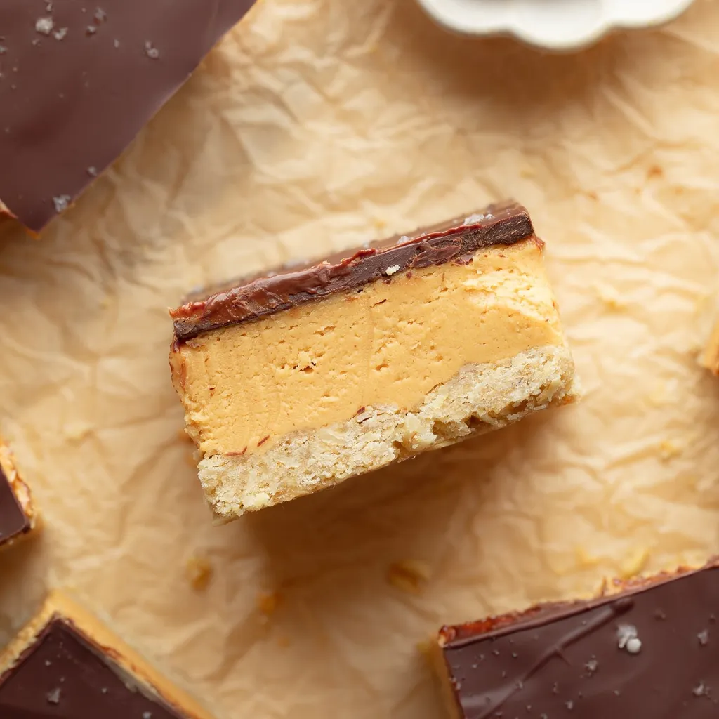 Photo of Chocolate Peanut Butter Oatmeal Bars