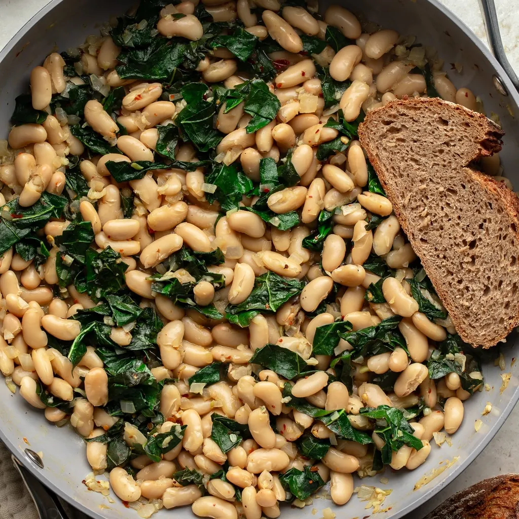 Cannellini Beans and Kale Braise