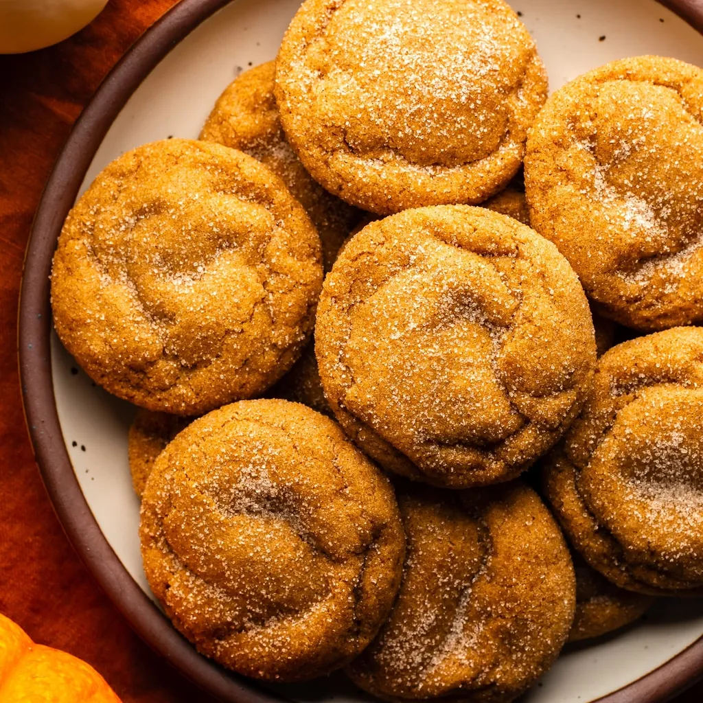 Vegan Pumpkin Snickerdoodles