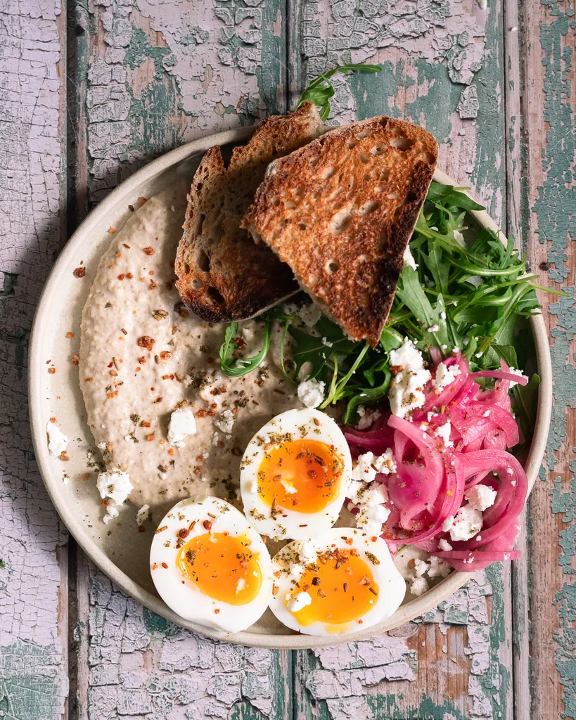 Assiette Mezze au Houmous de Lentilles