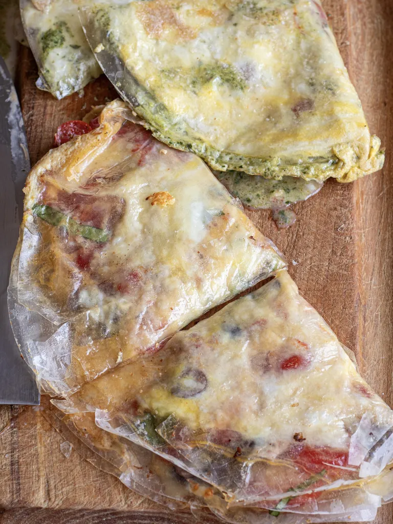 Galettes de riz garnies à la poêle