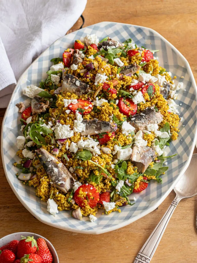 Photo of Salade de Quinoa aux Fraises et Sardines