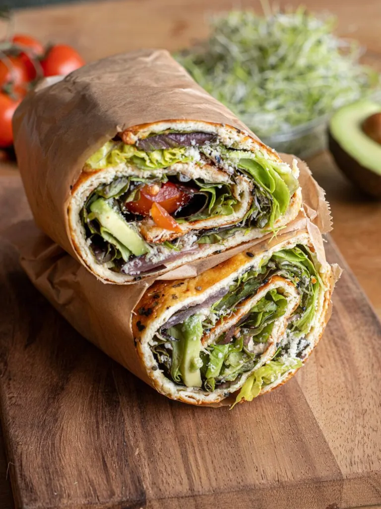 Photo of Wrap protéiné au cottage cheese