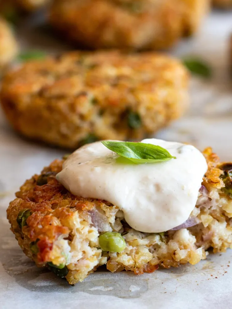 Photo of Galettes au Boulgour, Petits Pois et Feta