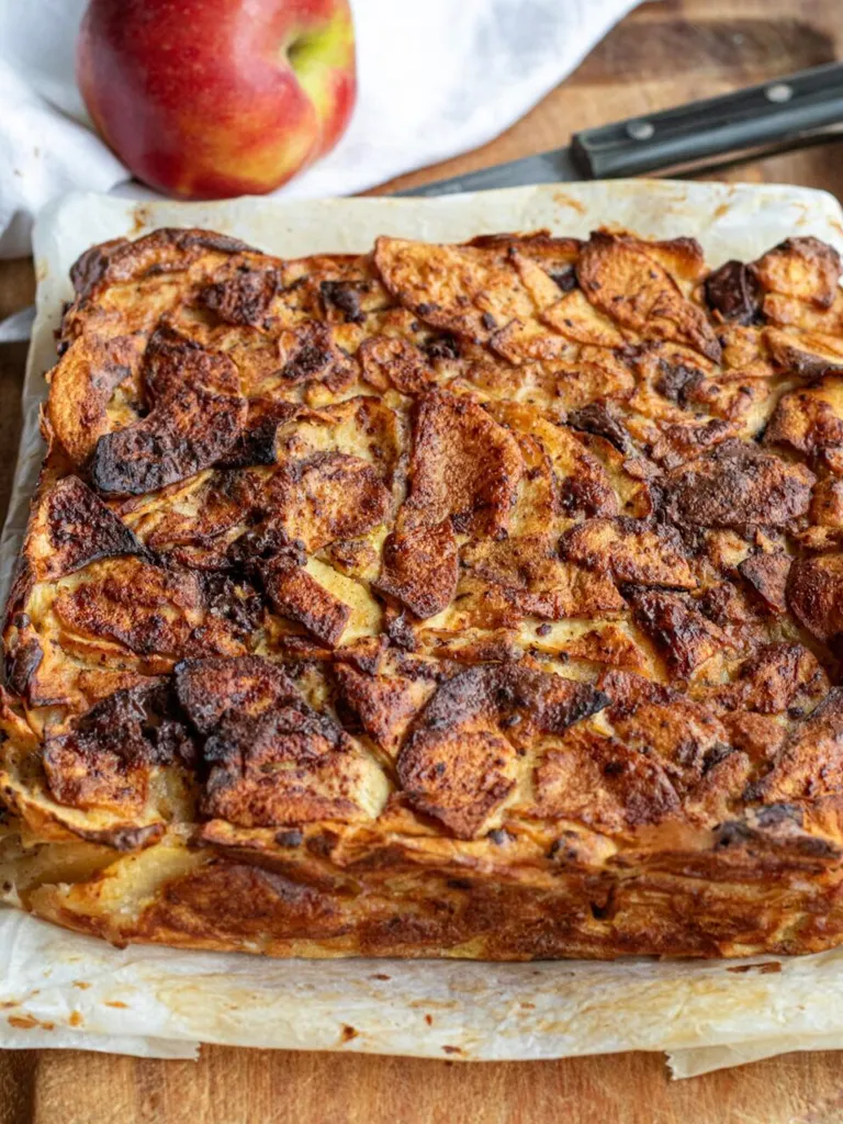 Photo of Gâteau invisible aux pommes et chocolat