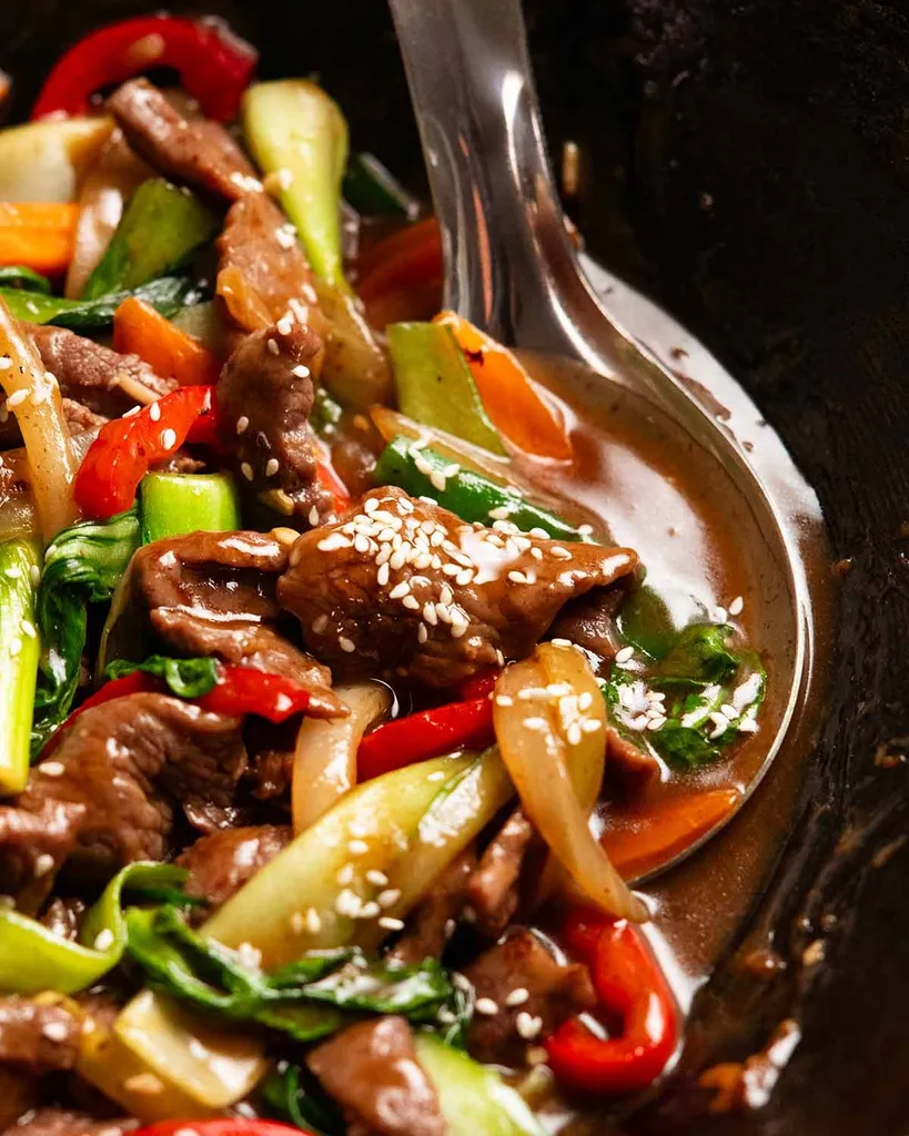Velvet Beef Stir Fry