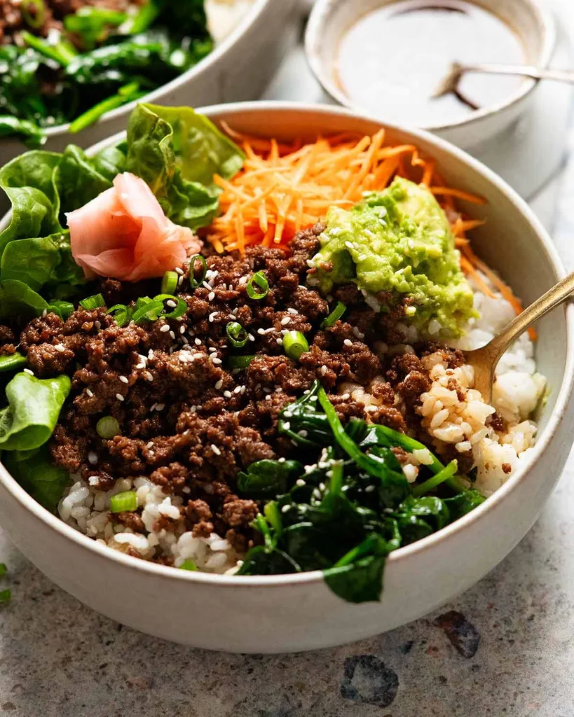 Photo of Korean-Style Beef Bulgogi Rice Bowls