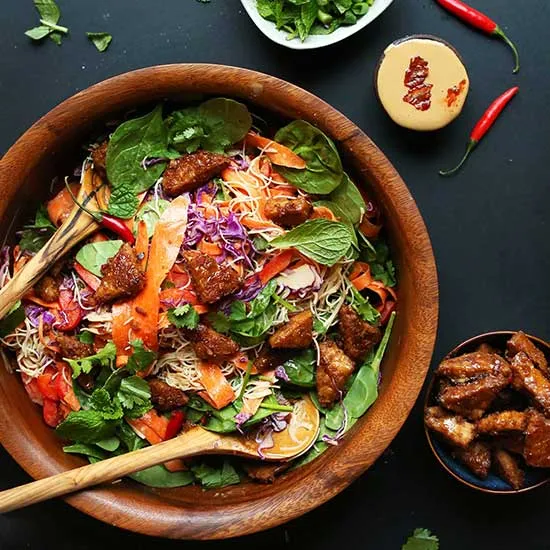 Photo of Thai-Inspired Peanut Tempeh Salad