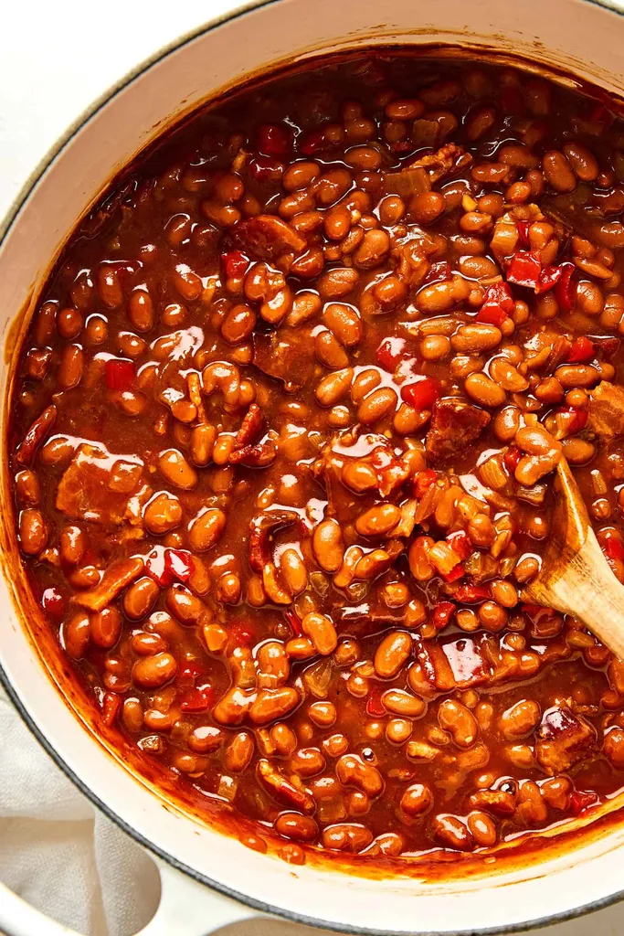 Bacon and Bell Pepper Baked Beans
