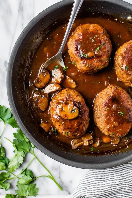 Photo of Salisbury Steak with Mushroom Gravy