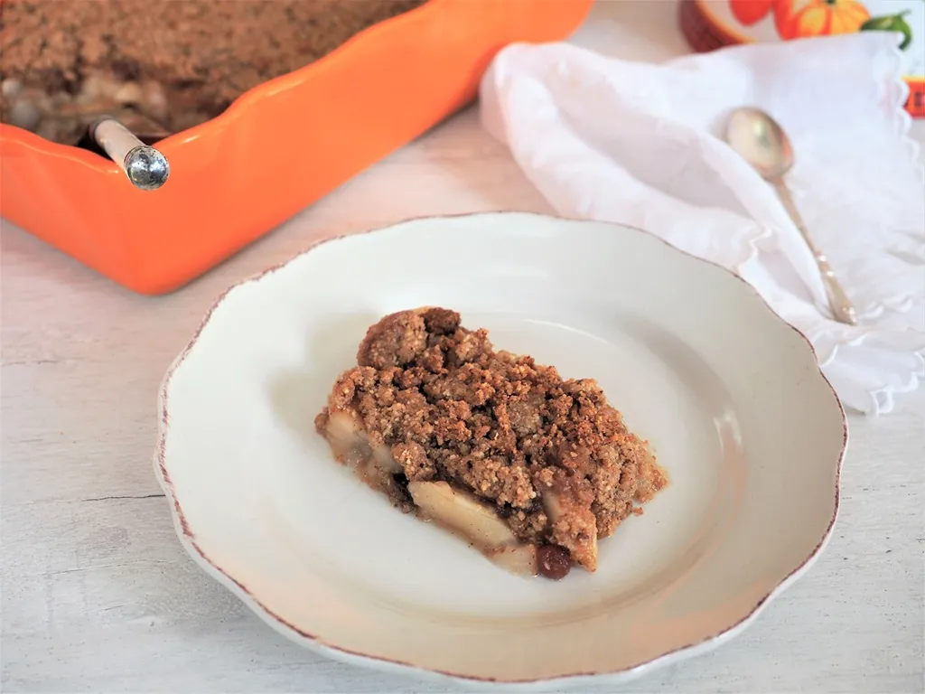 Streusel aux Pommes et aux Poires