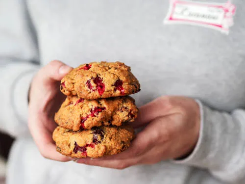 Photo of Cookies aux Cranberries et Chocolat Noir