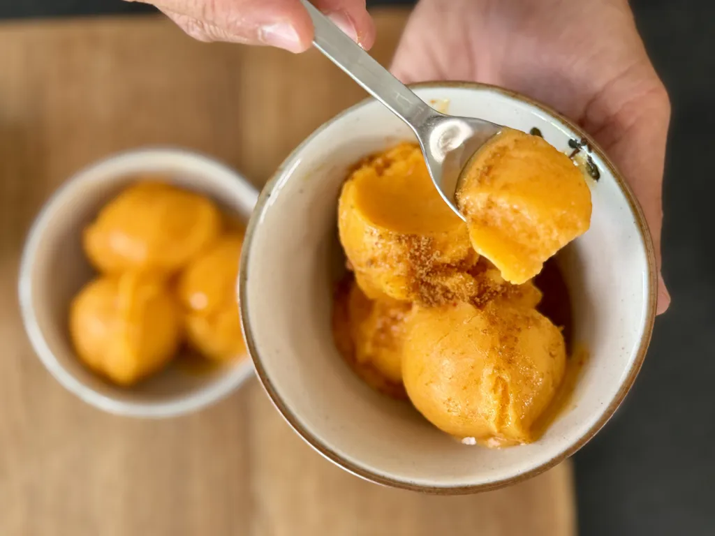 Photo of Sorbet Glacé au Melon et à l'Abricot