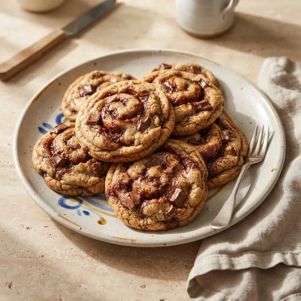 Cookies façon cinnamon rolls