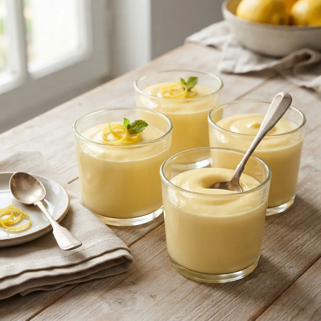 Crèmes citronnées express