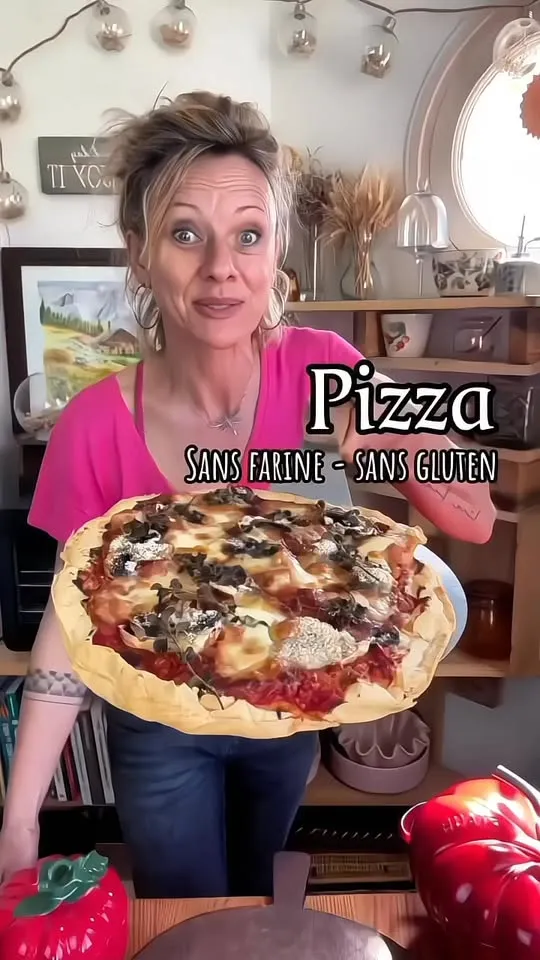 Pizza sans farine et sans gluten