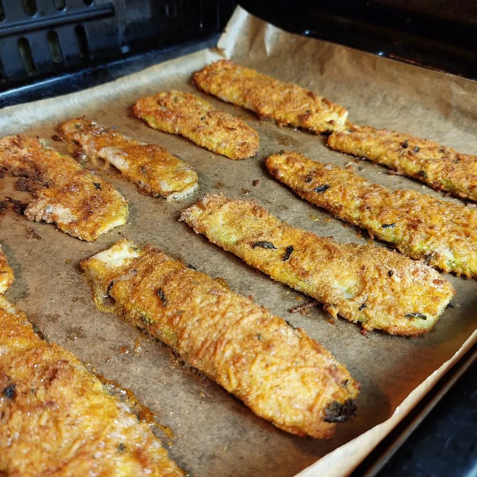Sandwichs de Courgettes croustillants au Fromage