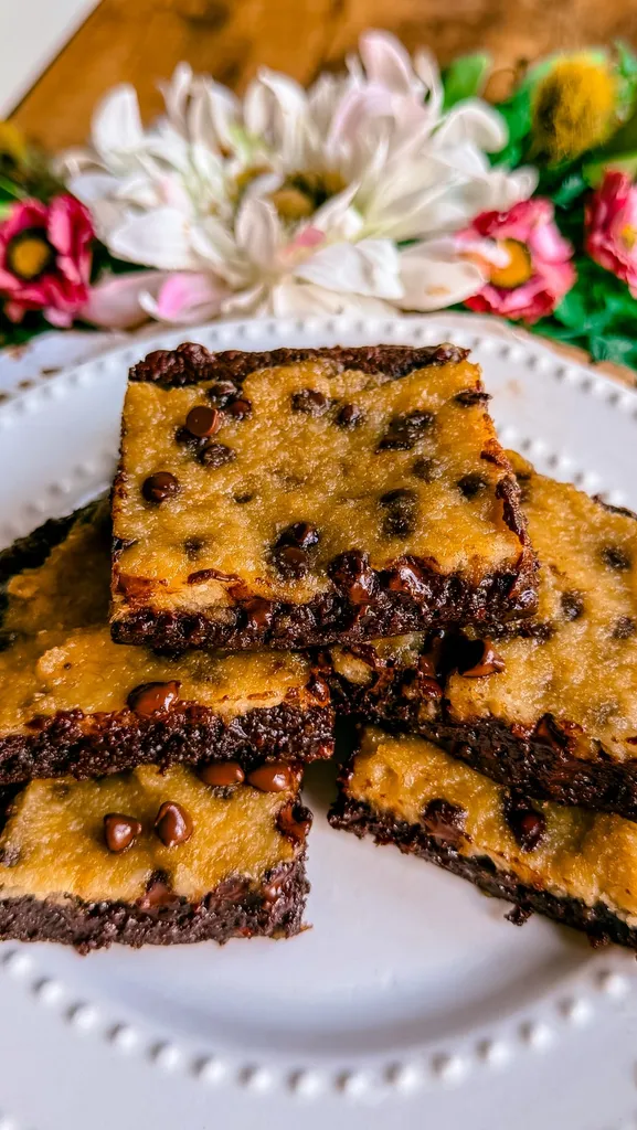 Brownies au Beurre de Cacahuète et Banane