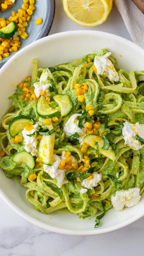 Pâtes Crémeuses à la Courgette