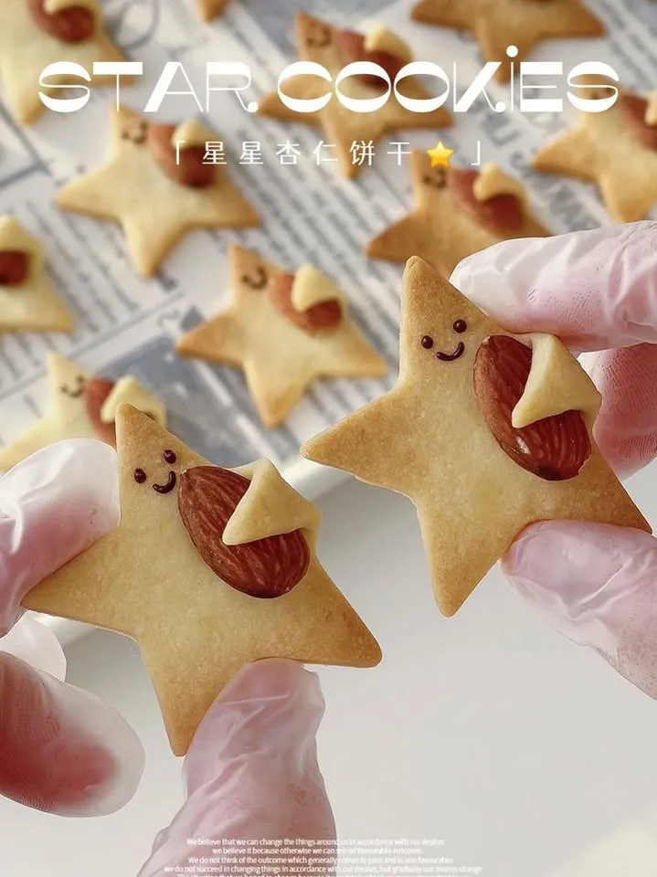 Almond Star Cookies