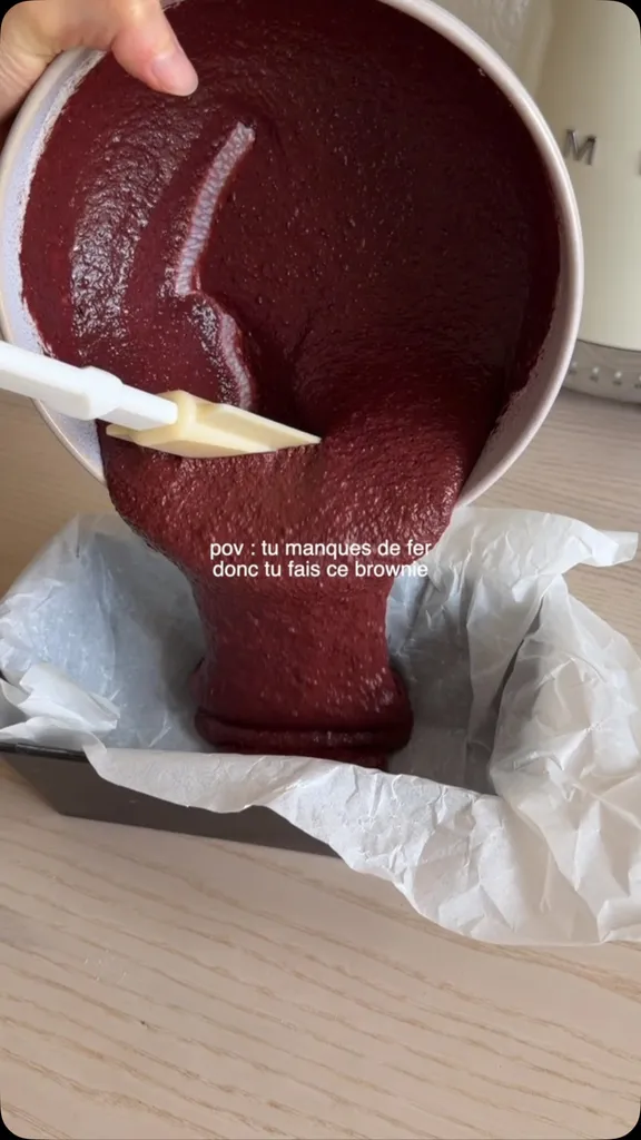 Brownie fondant à la betterave