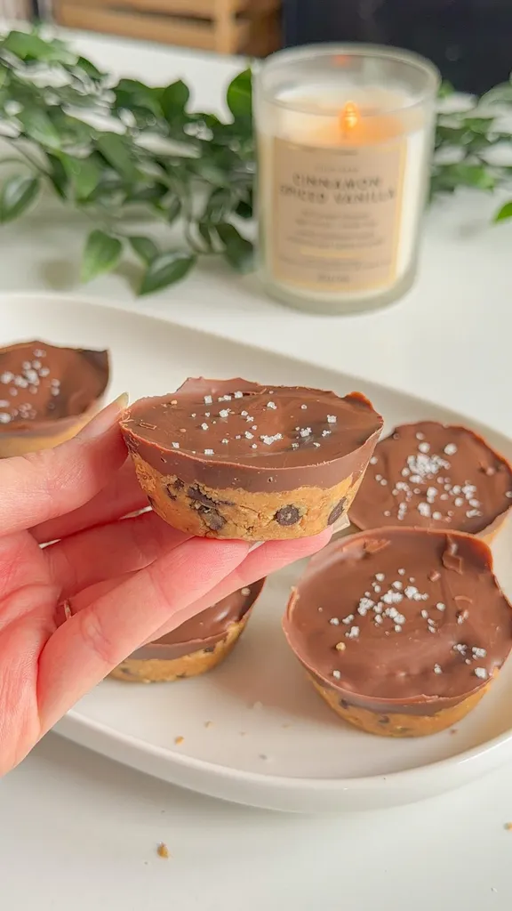Cups de Cookie Dough sans Cuisson