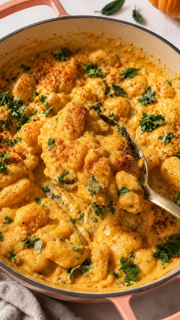 Gnocchis Crémeux à la Citrouille
