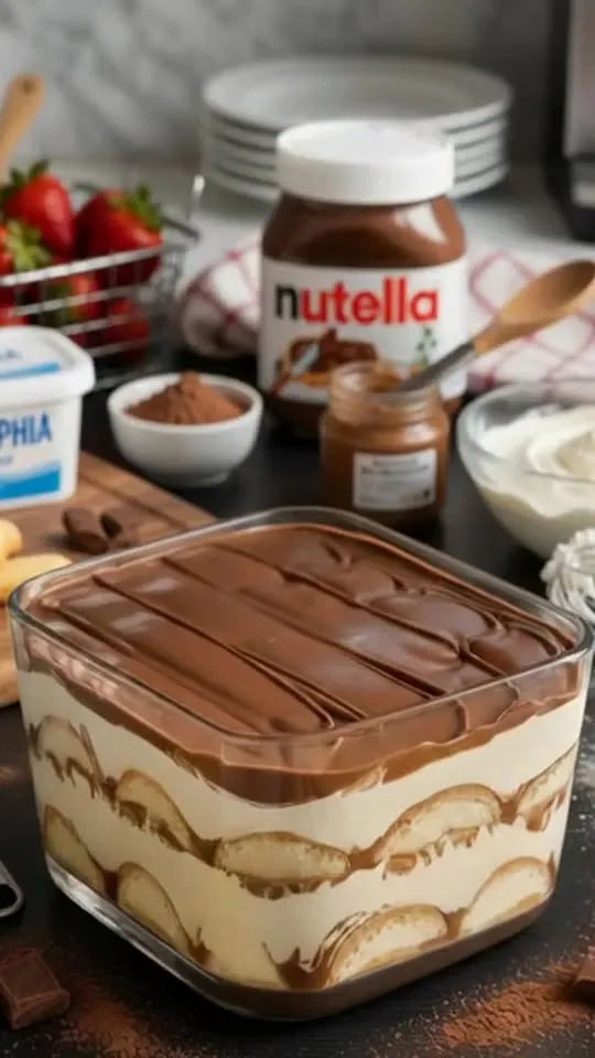 Tiramisu au Nutella express