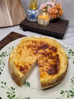 Flan pâtissier léger sans pâte