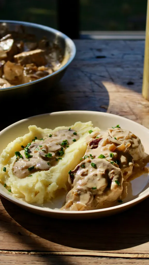 Filet Mignon à la Crème de Champignons