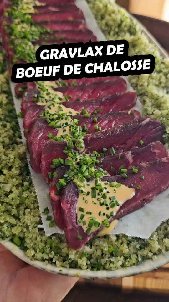 Gravlax de Bœuf de Chalosse