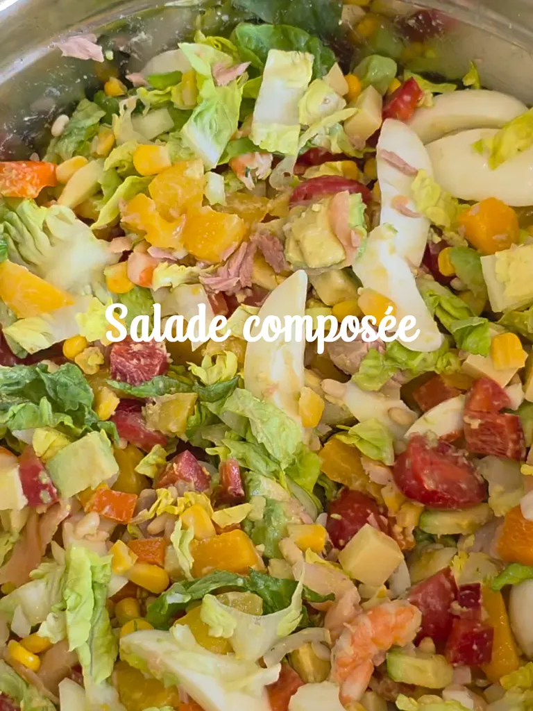 Salade Composée Gourmande au Saumon et Crevettes