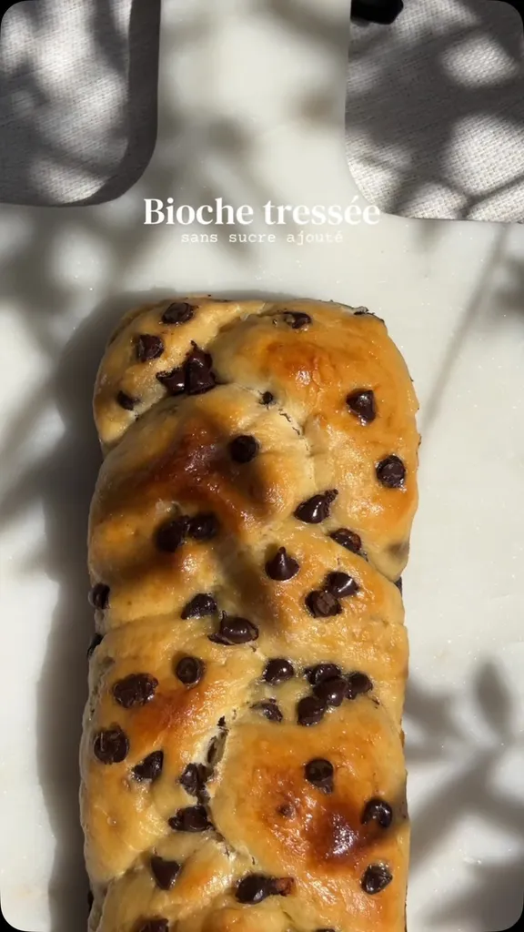 Brioche Tressée aux Pépites de Chocolat