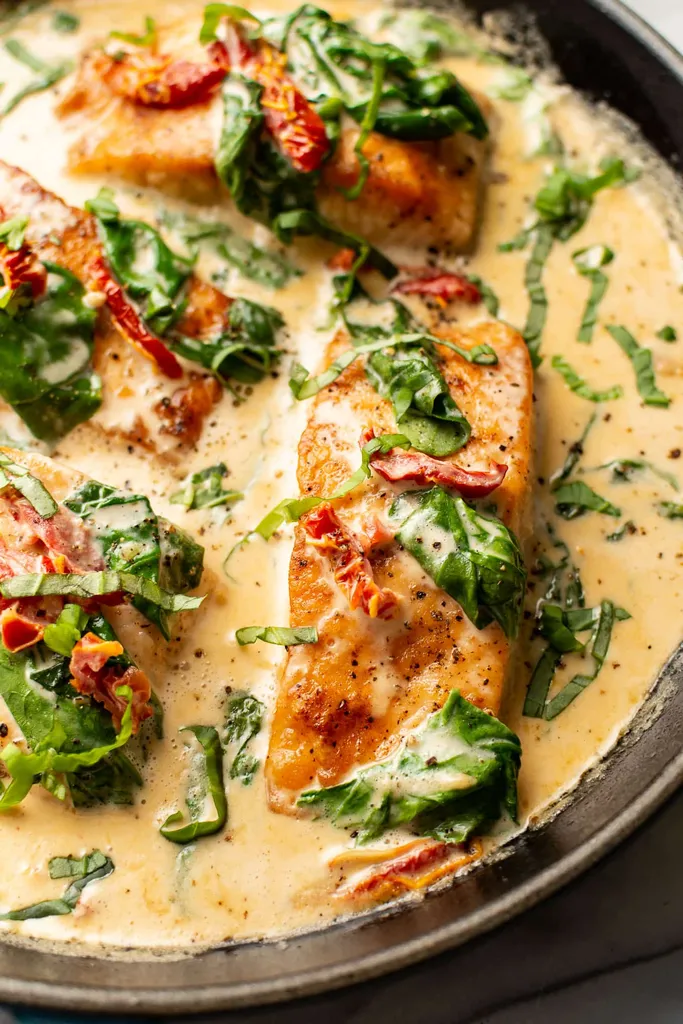Creamy Tuscan Salmon