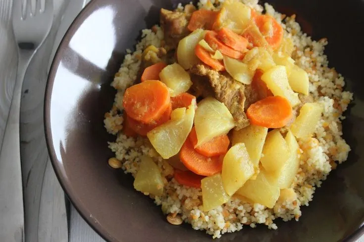 Mijoté de Veau aux Carottes, Navets et Pommes