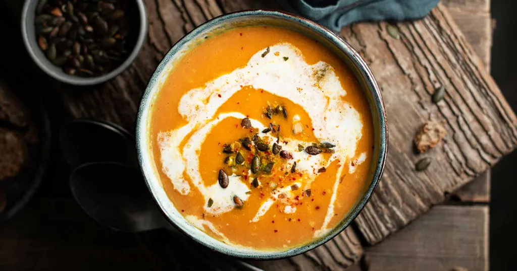 Velouté de Potimarron à l'Emmental