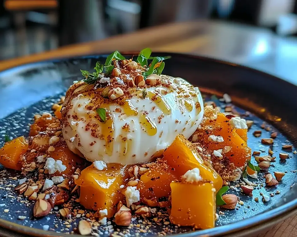Butternut Rôtie au Miel et Burrata