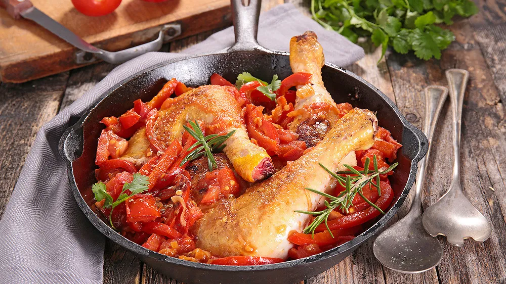 Poulet Basquaise au Cookeo