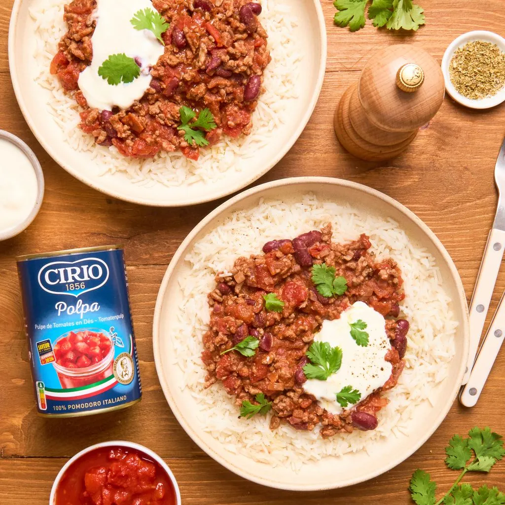 Chili con Carne au Bœuf Haché